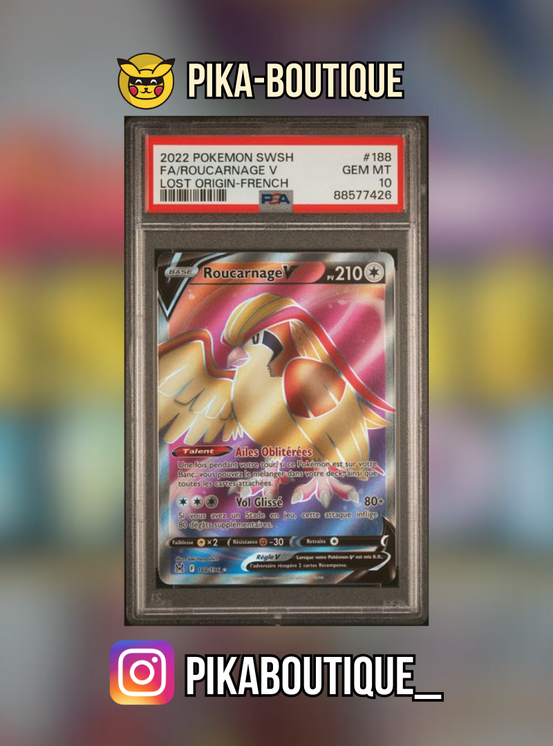 188 - PSA10 ROUCARNAGE - Carte gradée -