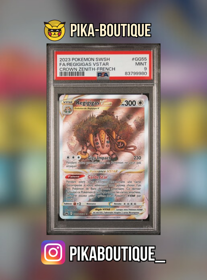 GG55 - PSA9 REGIGIGAS - Carte gradée -