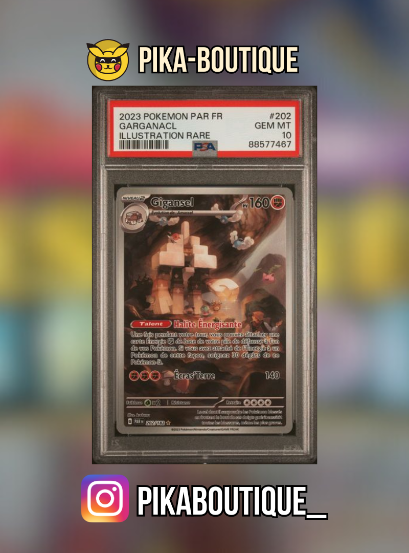 202 - PSA10 GIGANSEL - Carte gradée -