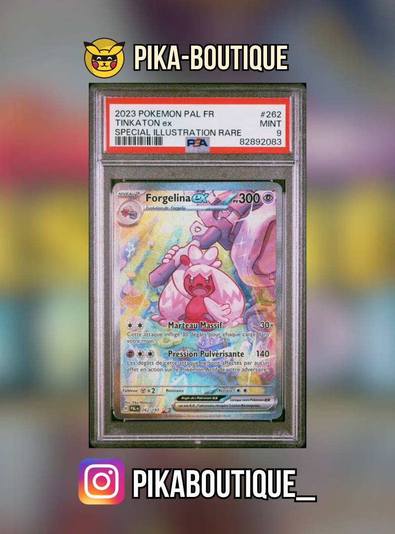 262 - PSA9 FORGELINA - Carte gradée -