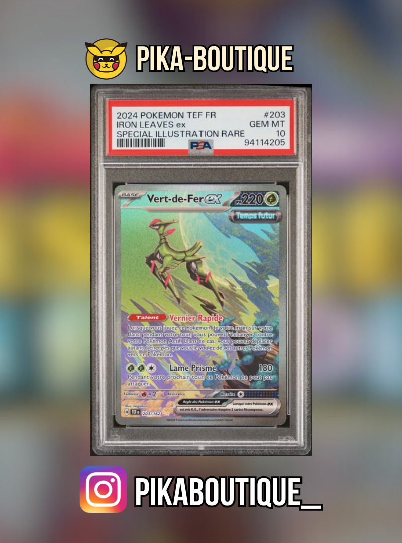 203 - PSA10 VERT DE FER ALT - Carte gradée -