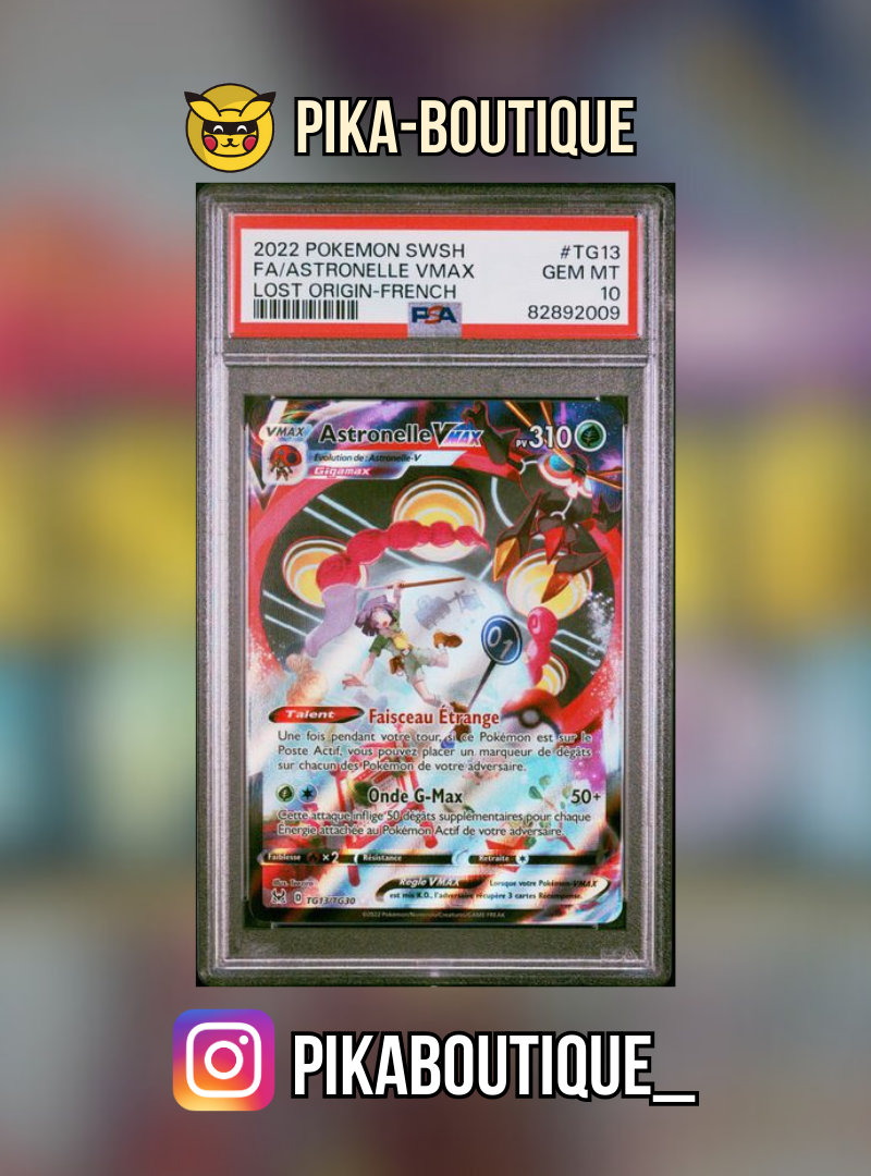 TG13 - PSA10 ASTRONELLE VMAX - Carte gradée -