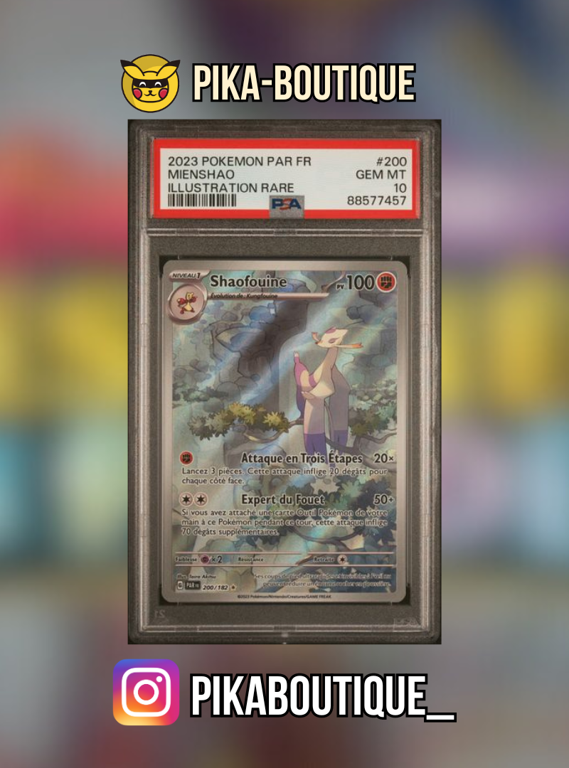 200 - PSA10 SHAOFOUINE - Carte gradée -
