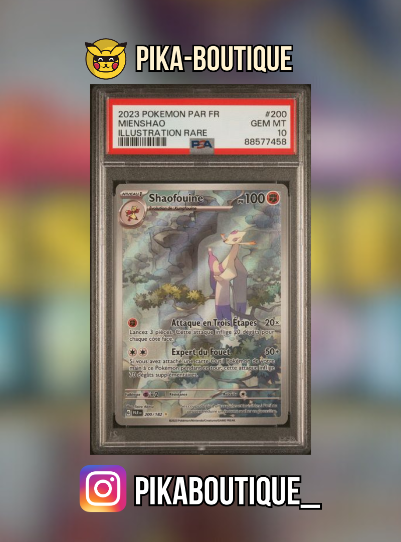 200 - PSA10 SHAOFOUINE - Carte gradée -