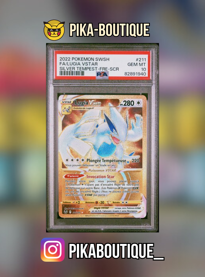 211 - PSA10 LUGIA - Carte gradée -