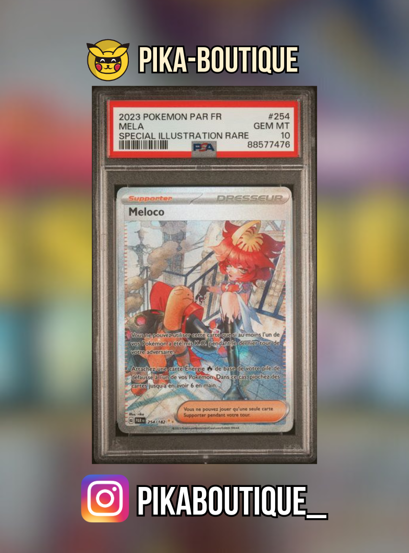 254 - PSA10 MELOCO - Carte gradée -