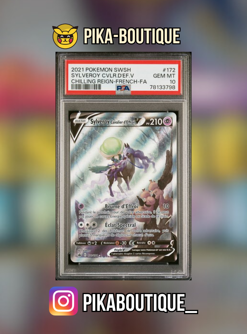 172 - PSA10 SYLVEROY CAVALIER DE L'EFFROI - Carte gradée -