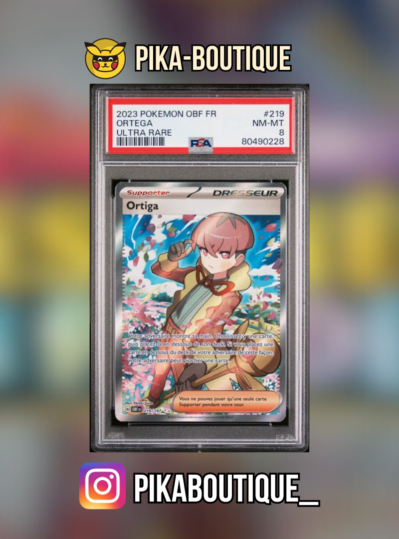 219 - PSA8 ORTEGA - Carte gradée -