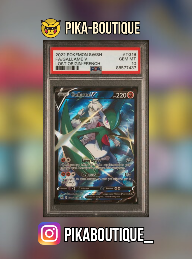 TG19 - PSA10 GALLAME - Carte gradée -