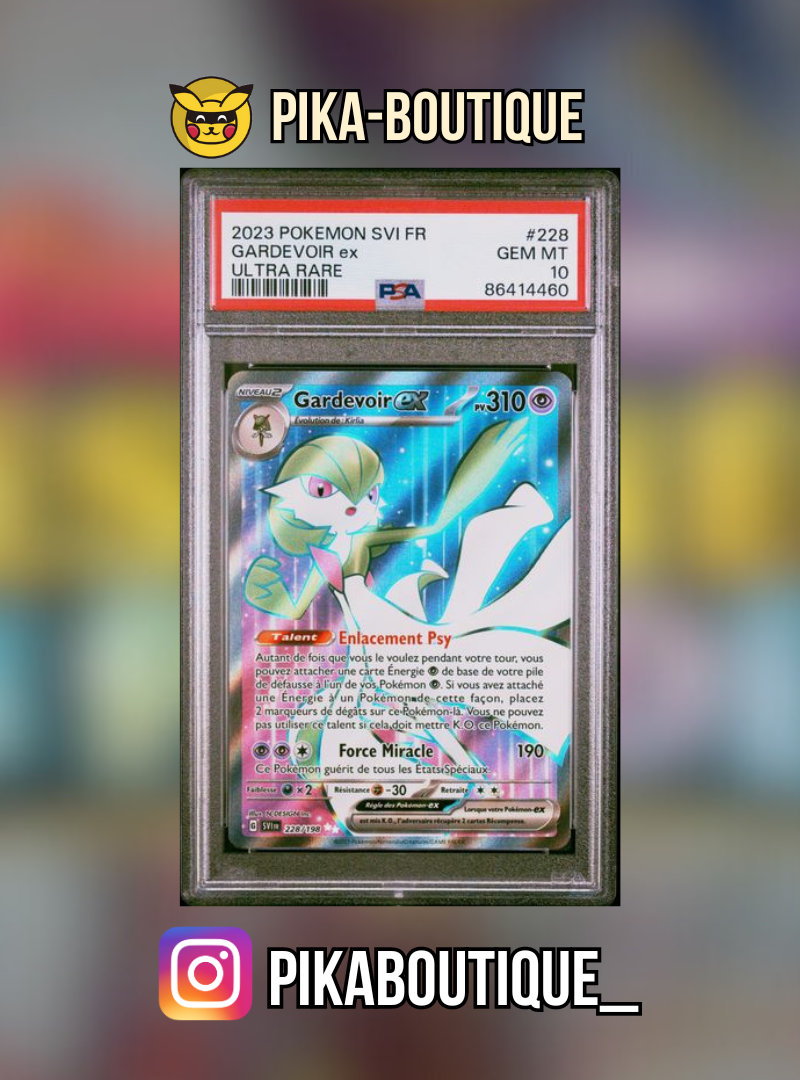 228 - PSA10 GARDEVOIR - Carte gradée -