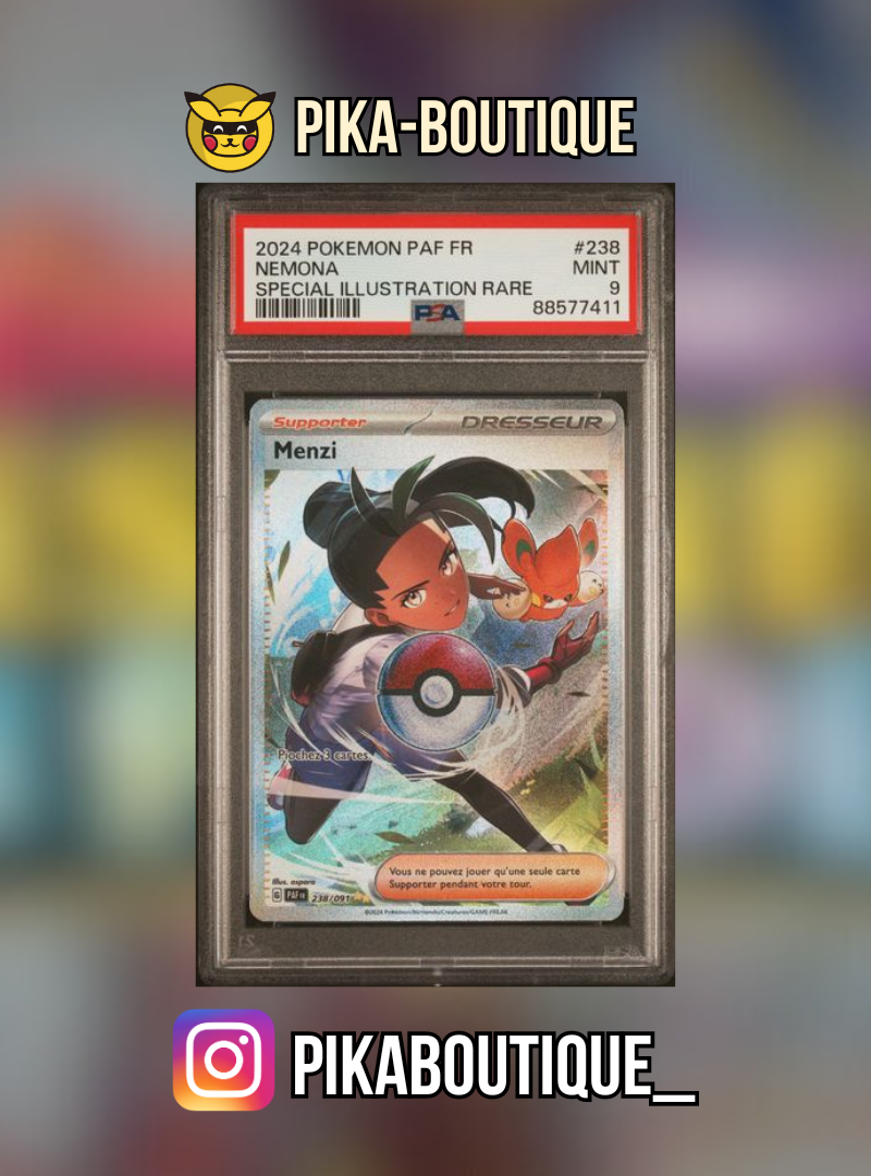 238 - PSA9 MENZI - Carte gradée -