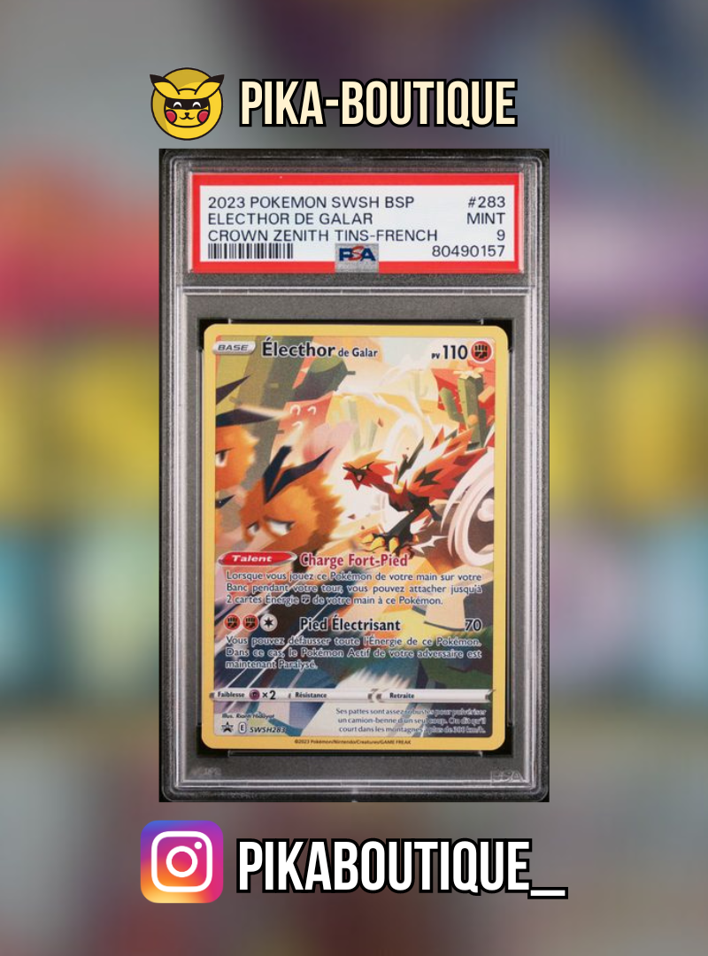 283 - PSA9 ELECTHOR DE GALAR - Carte gradée -