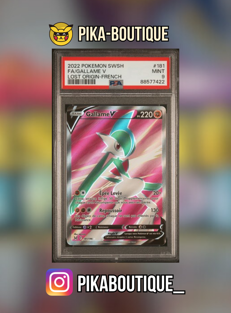 181 - PSA9 GALLAME - Carte gradée -