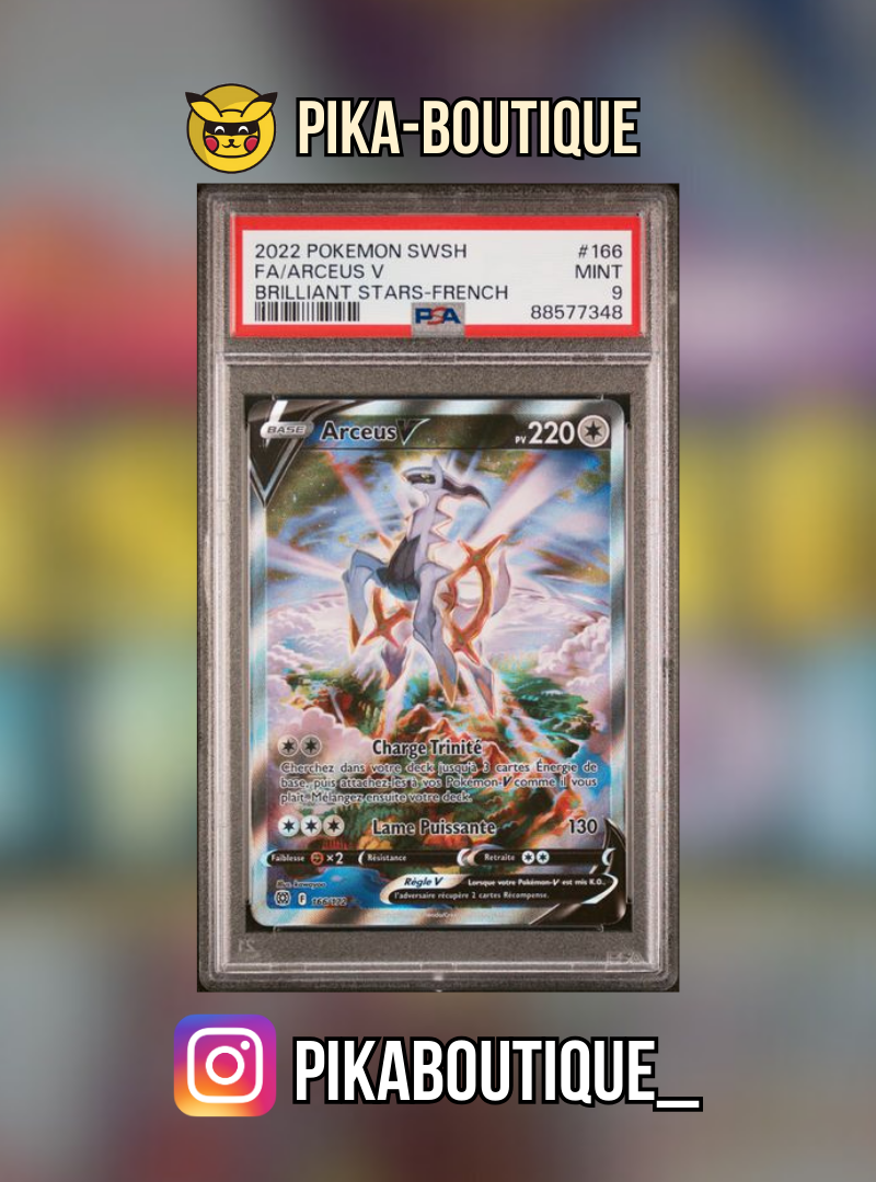 166 - PSA9 ARCEUS - Carte gradée -