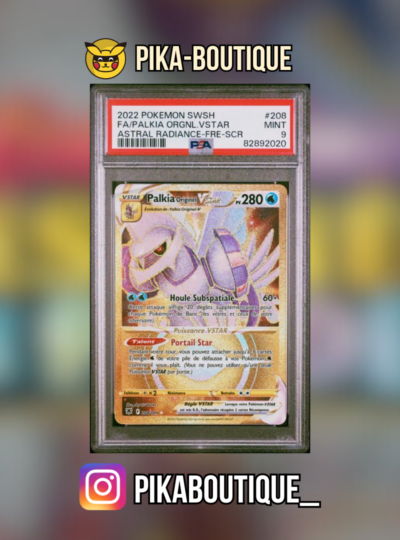208 - PSA9 PALKIA - Carte gradée -