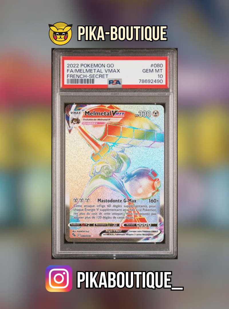 080 - PSA10 MELMETAL - Carte gradée -