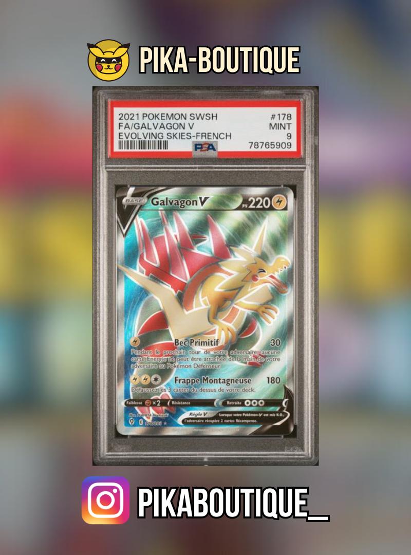178 - PSA9 GALVAGON - Carte gradée -