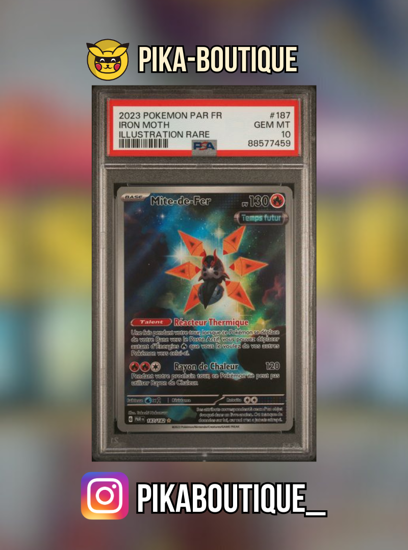 187 - PSA10 MITE DE FER - Carte gradée -