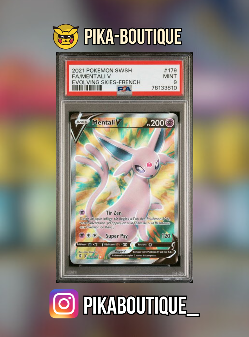 179 - PSA9 MENTALI - Carte gradée -