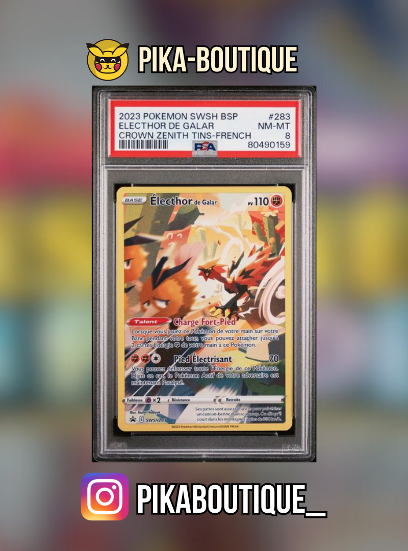 283 - PSA8 ELECTHOR DE GALAR - Carte gradée -
