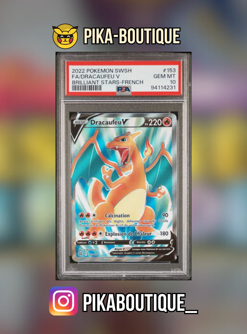 153 - PSA10 DRACAUFEU V - Carte gradée -