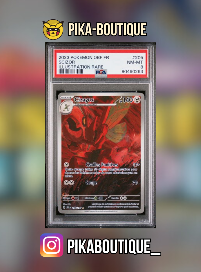 205 - PSA8 CIZAYOX - Carte gradée -