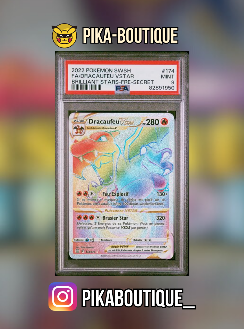 174 - PSA9 DRACAUFEU - Carte gradée -