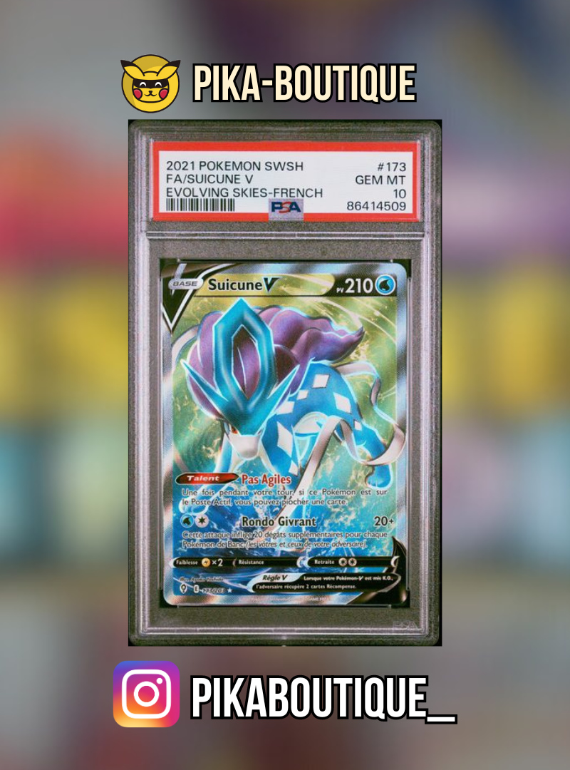 173 - PSA10 SUICUNE - Carte gradée -