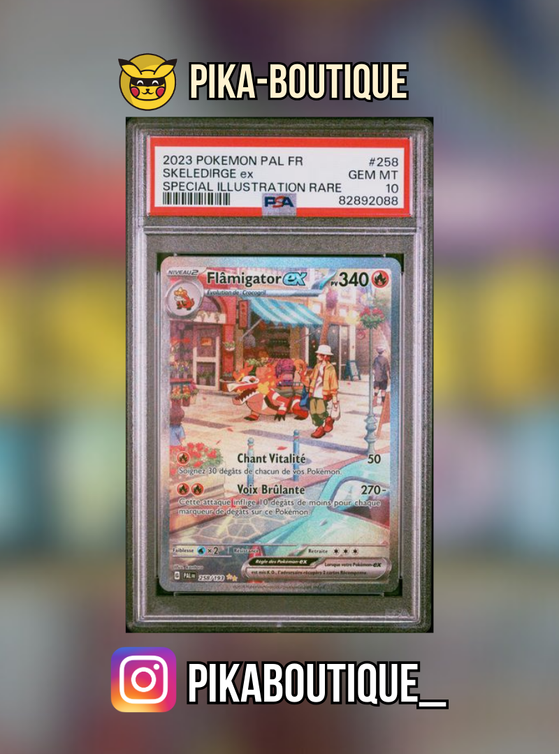 258 - PSA10 FLAMIGATOR EX ALT - Carte gradée -