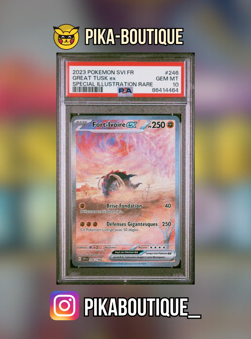 246 - PSA10 FORT IVOIRE ALT - Carte gradée -