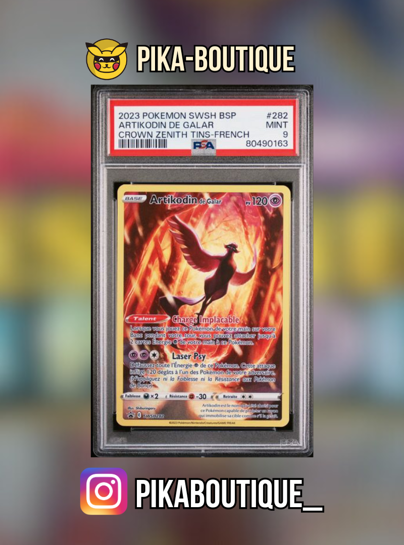 282 - PSA9 ARTIKODIN DE GALAR - Carte gradée -