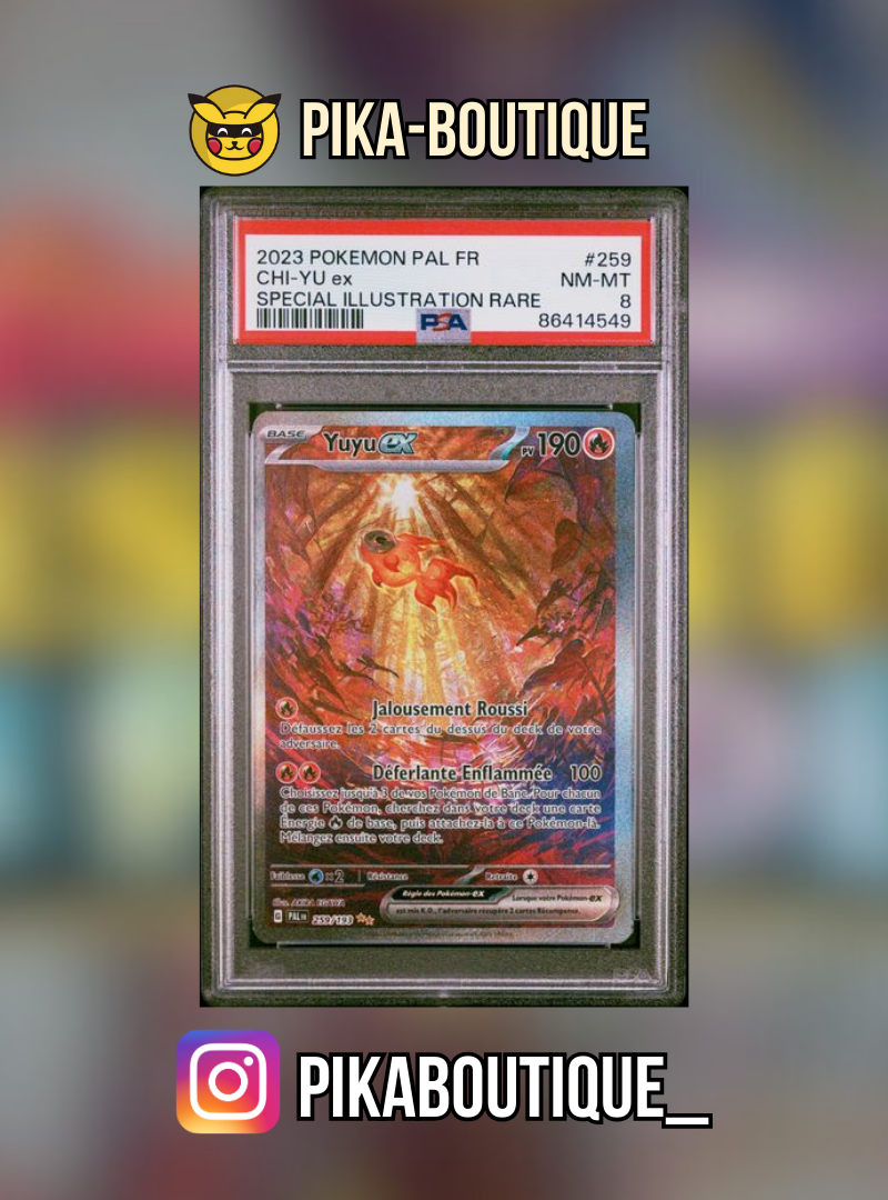 259 - PSA8 YUYU - Carte gradée -