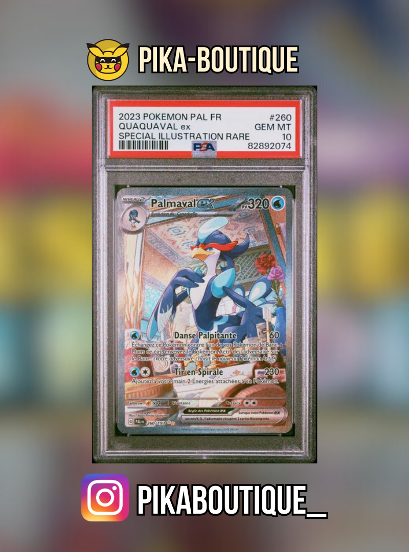 260 - PSA10 PALMAVAL EX ALT - Carte gradée -