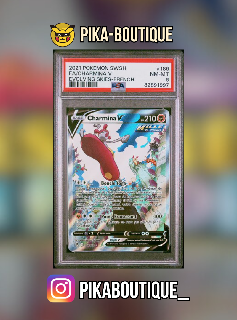 186 - PSA8 CHARMINA - Carte gradée -