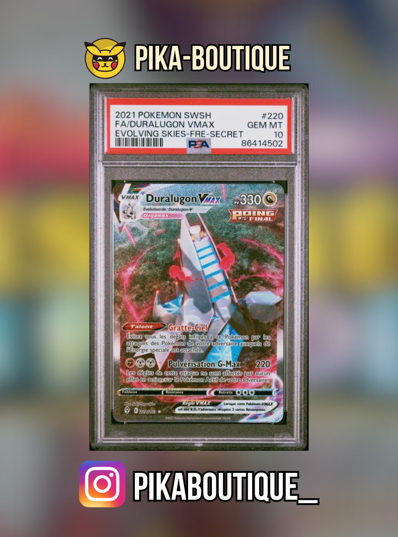 220 - PSA10 DURALUGON - Carte gradée -