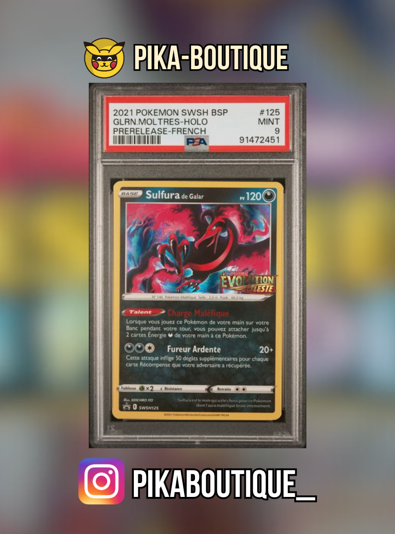 125 - PSA9 SULFURA DE GALAR - Carte gradée -