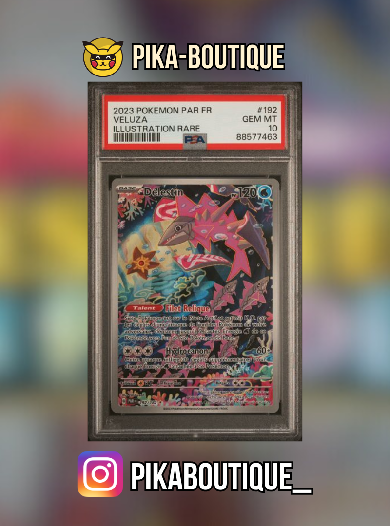 192 - PSA10 DELESTIN - Carte gradée -