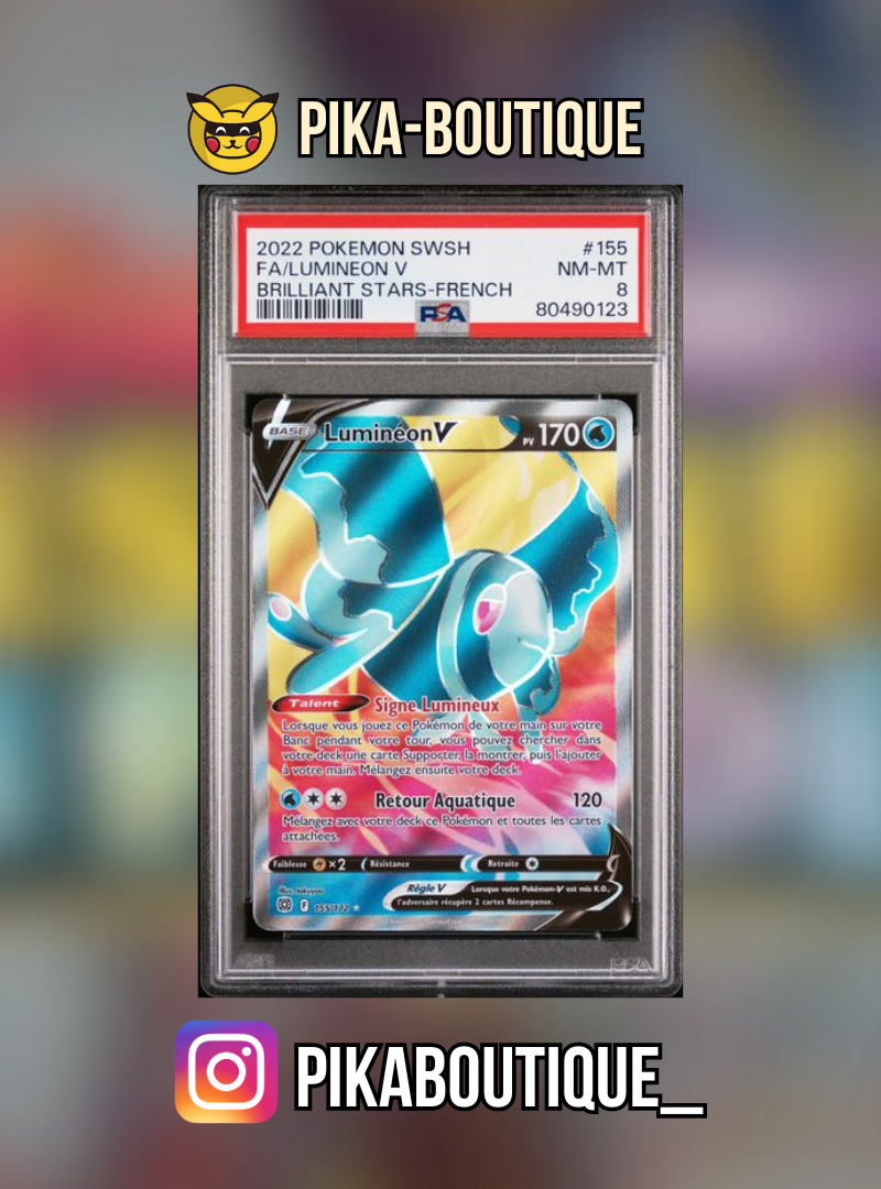 155 - PSA8 LUMINEON - Carte gradée -