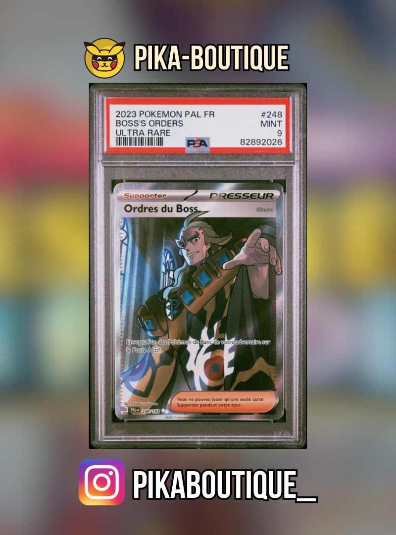 248 - PSA9 ORDRE DU BOSS - Carte gradée -
