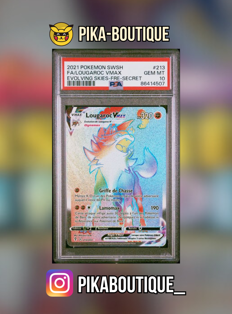 213 - PSA10 LOUGAROC - Carte gradée -