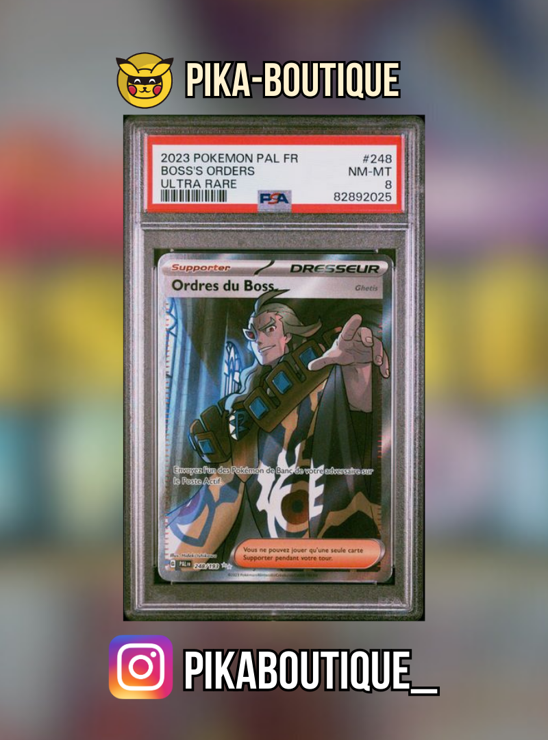248 - PSA8 ORDRE DU BOSS - Carte gradée -
