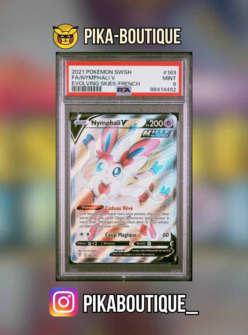 183 - PSA9 NYMPHALI - Carte gradée -