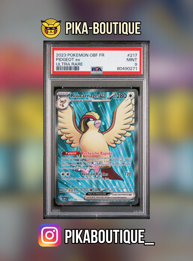 217 - PSA9 ROUCARNAGE - Carte gradée -