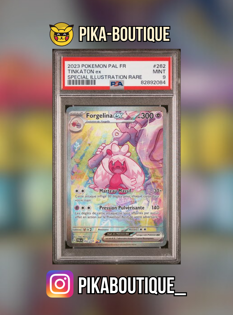 262 - PSA9 FORGELINA - Carte gradée -