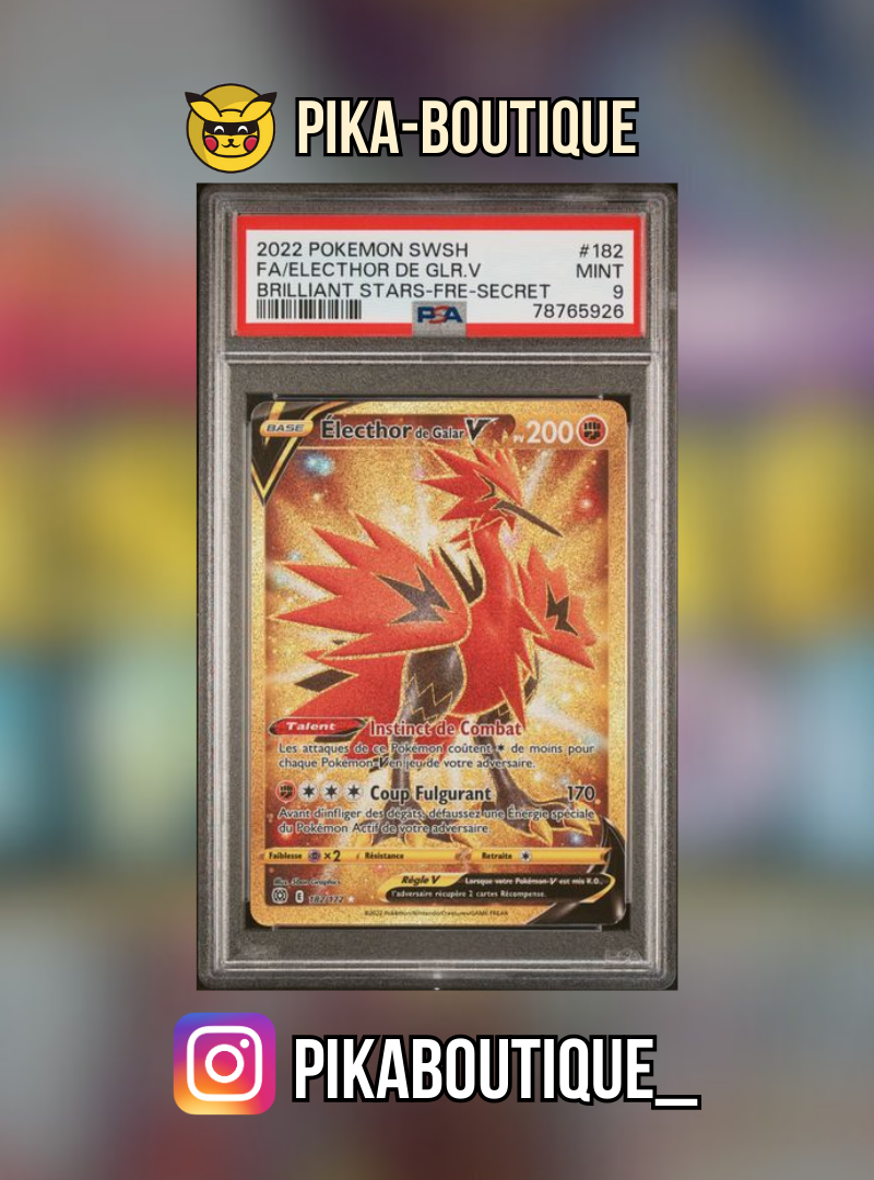 182 - PSA9 ELECTHOR DE GALAR - Carte gradée -