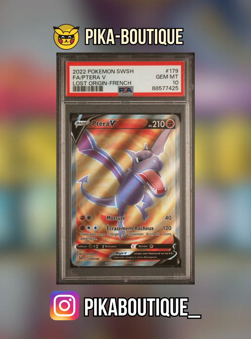 179 - PSA10 PTERA - Carte gradée -