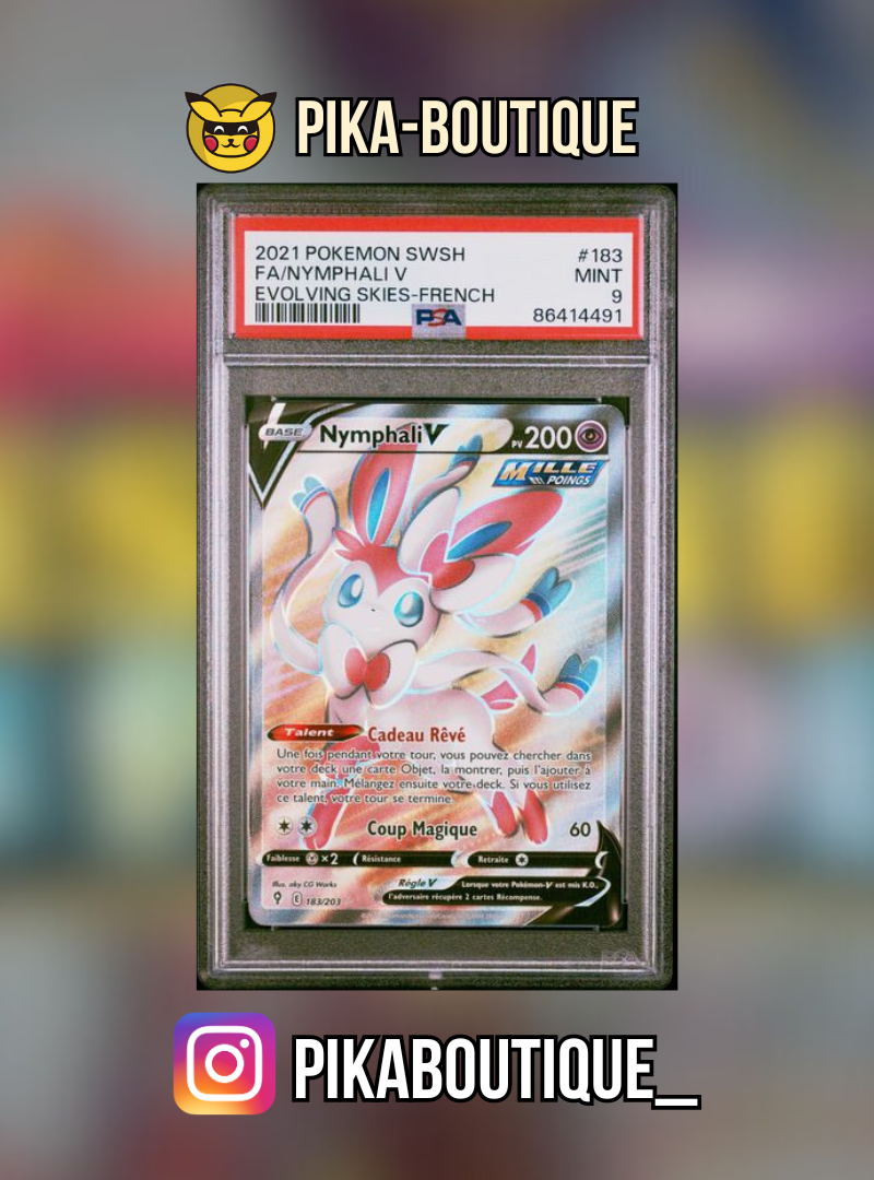 183 - PSA9 NYMPHALI - Carte gradée -