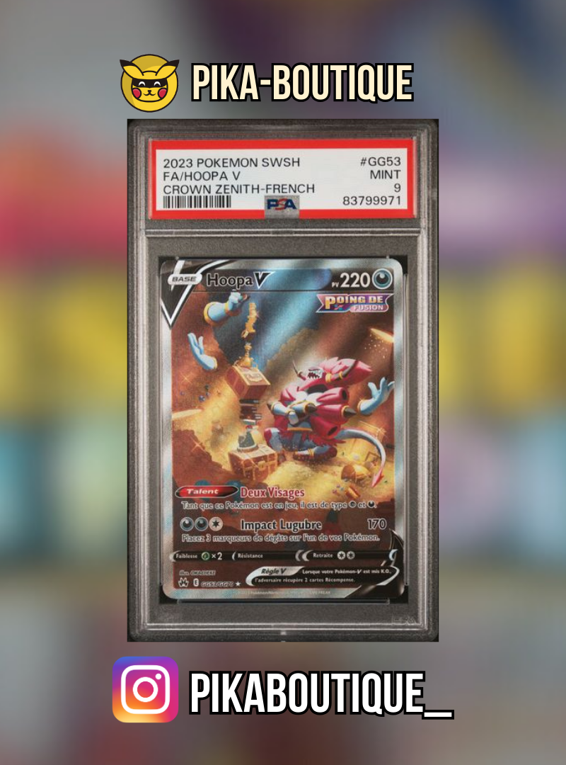 GG53 - PSA9 HOOPA - Carte gradée -