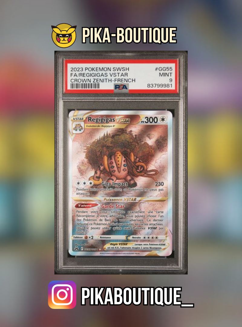 GG55 - PSA9 REGIGIGAS - Carte gradée -