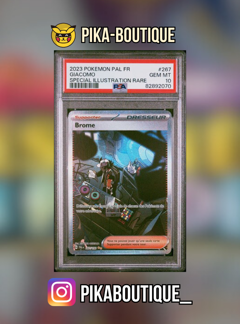 267 - PSA10 BROME - Carte gradée -